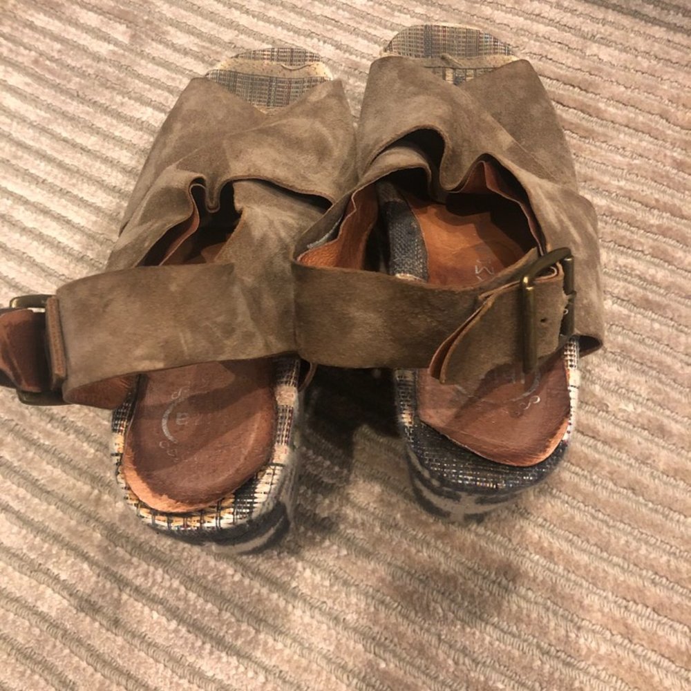 Jeffrey Campbell Ibiza Pisa Wedge Platform Sandals - Picture 4 of 6